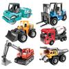 Ideamall Excavator Working Vehicle Miniature Sandbox Set of Ages 6 and Up Car, Toy, Car, Gift, 6, (Working Vehicles)