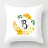 Nordic Fall Home Decor Autumn Throw Pillow Case Sofa Cushion Cover Modern  Letter