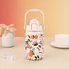 2026 New Model 316 Stainless Steel Handle Large Capacity Thermos Cup Dual-Use Portable Children's Water Bottle Pop-Up Cup