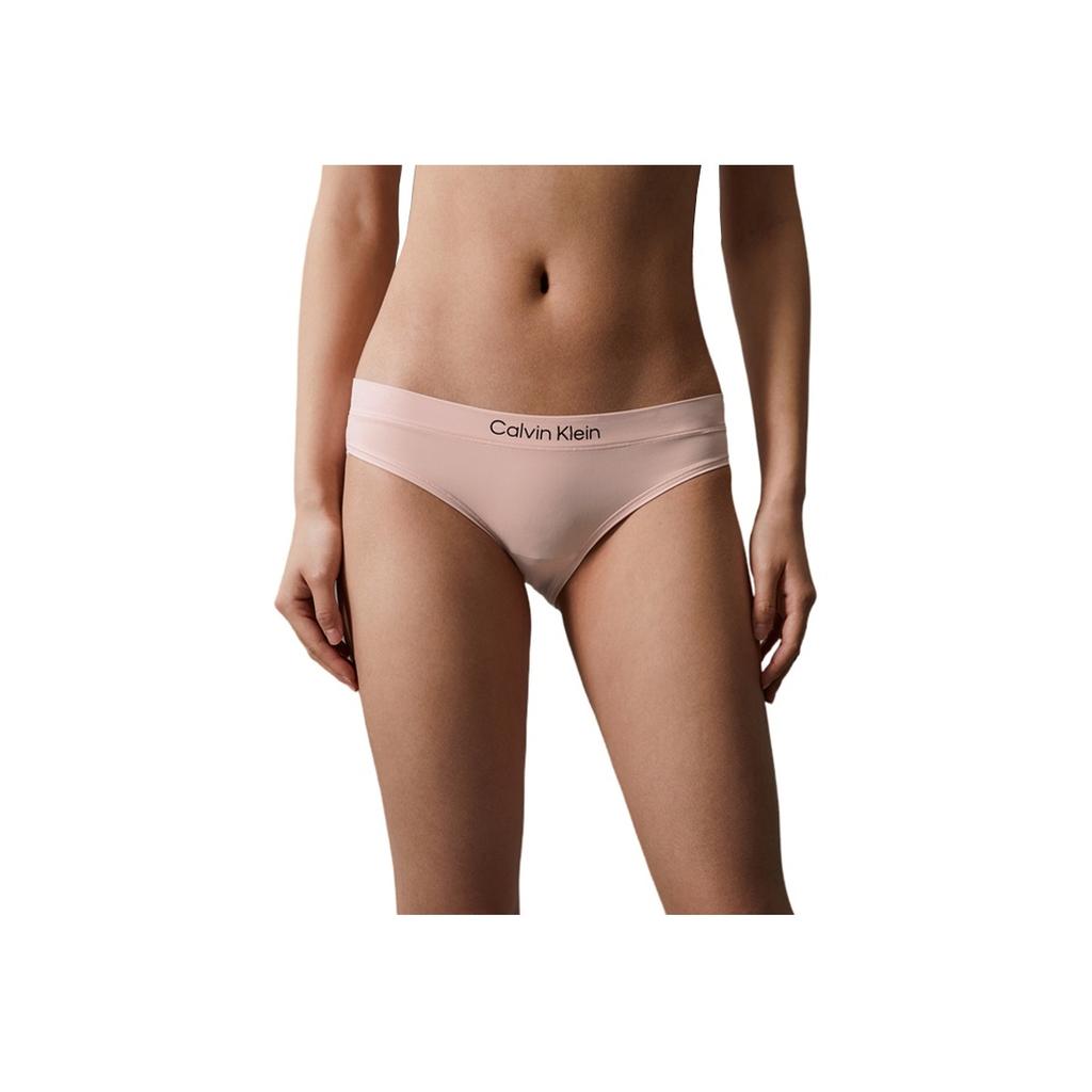Calvin Klein Printed Comfortable Cotton Sexy Bikini Thong Underwear 3-Pack Women Underwear Space-Black Charcoal-Gray Cherry-Blossom-Pink QP3206O