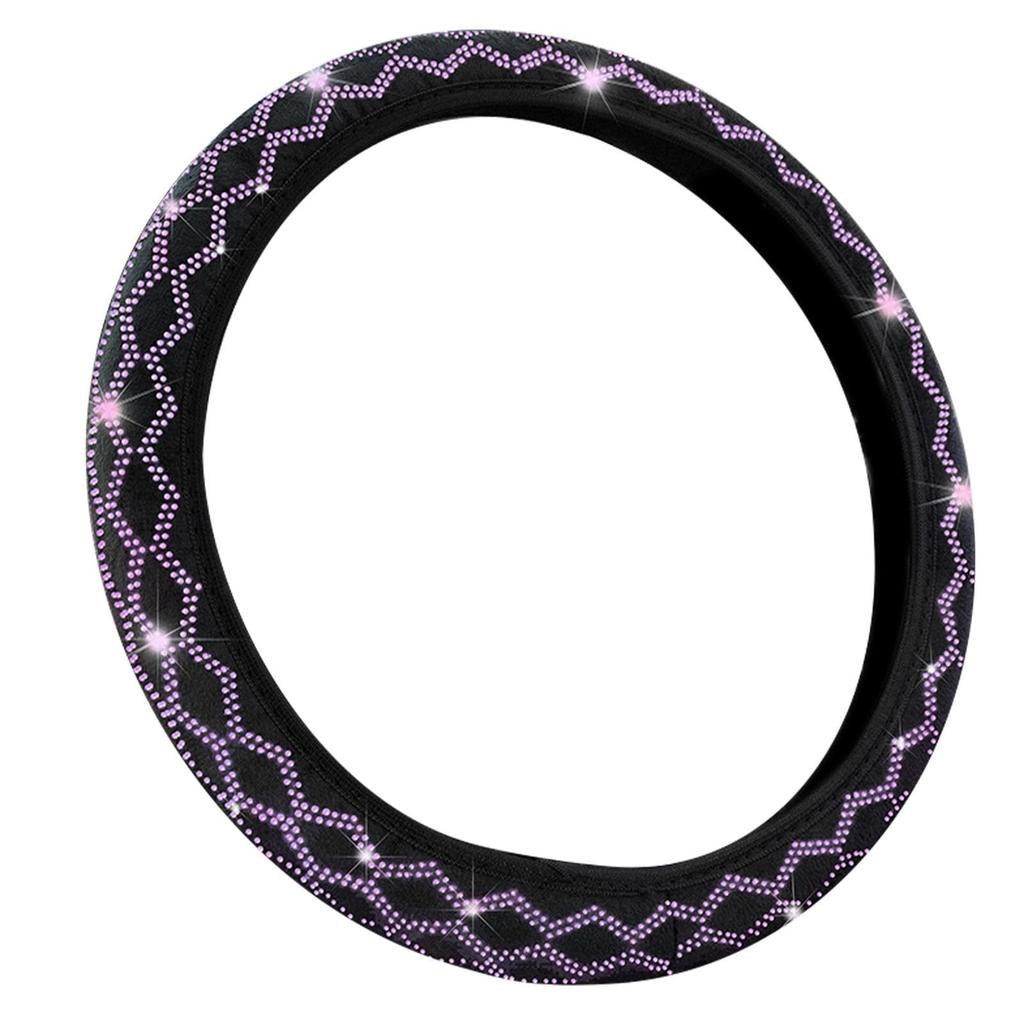 Yianyal Rhinestone Steering Wheel Cover | Car Steering Wheel Cover with Bling Crystal Rhinestones,
