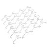 24pcs Brick Hook Multi Purpose Stainless Steel No Drill Brick Clamps for Hanging Xmas Wreaths Lights Decorations