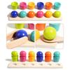 Creative Montessori Color-matching Ball Toys Color Sorting Educational Toys  Cognitive Development