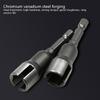 Butterfly Bolt Socket Wrench Hexagonal Handle Shank Socket Adapter Nut 6.35mm