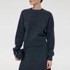 GOELIA Women's Starry Sky Sequin Wool Sweater