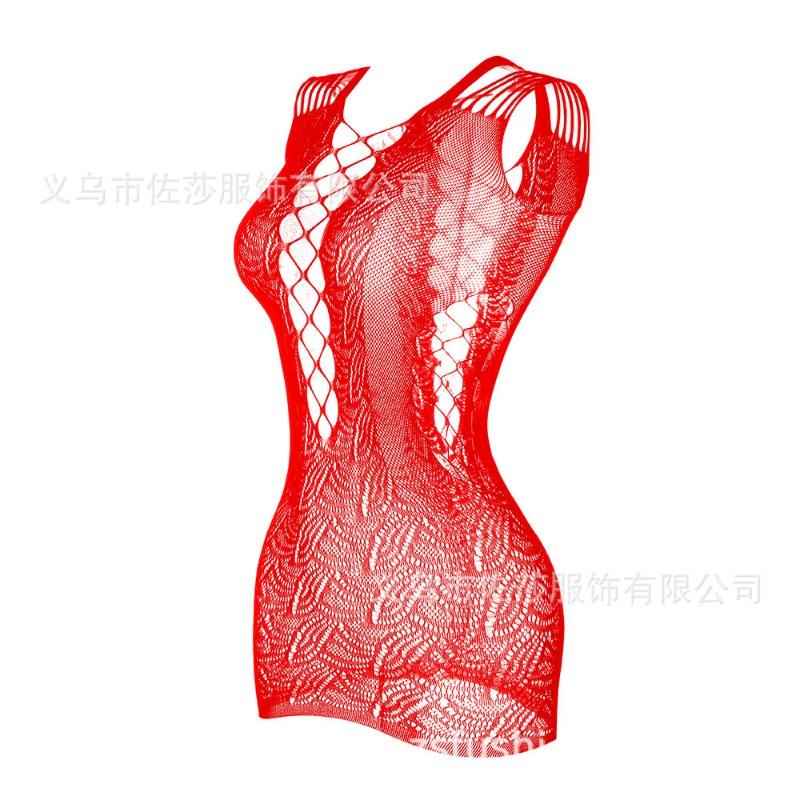Sexy Underwear Women's Suspenders, Sexy Hollow Hip Skirt, Breast Mesh, Jacquard Perspective, Cute
