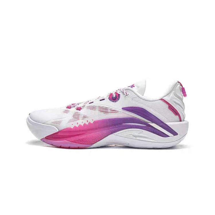 

Li Ning Guerilla 1 Super TPU Cushioning, Wear Resistant Low top Basketball Shoes Men s White Purple ABFV005-14 42