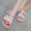 Wedge Sandals For Women Dressy: Summer Walking Sandals Woman Comfortable Slip On Casual Open Toe Hollow Out Low Wedge Shoes
