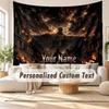 Custom Name Wall Hanging Tapestry,Attack on Titan Decorative Backdrop Tapestry For Dorm Home