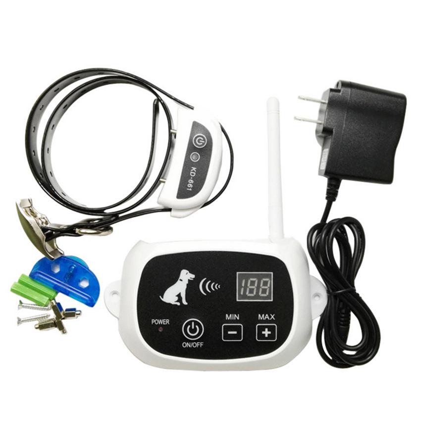 Pet Wireless Fence & Trainer: Wireless Electronic Fence, Bark Stopper, Dog Trainer