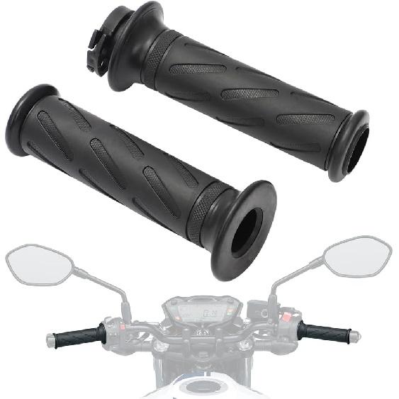 

Motoparty Replace for 57110-29G02-291 57211-22D02-291 Motorcycle Handlebar Grips for Suzuki GSX-R600 GSX-R750 GSX-R1000 AN400 SV650 DL650 TU250X