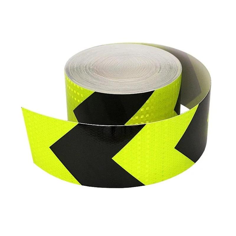 5x300cm Arrow Reflective Tape Car Sticker Safety Warning Mark Self Adhesive Tape