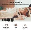 Professional Basalt Hot Stone Therapy Kit with Heater for Massage, Gua Sha, Relaxation, Pain Relief