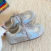 Black German training shoes women's summer new niche design sense versatile breathable casual Forrest Gump shoes
