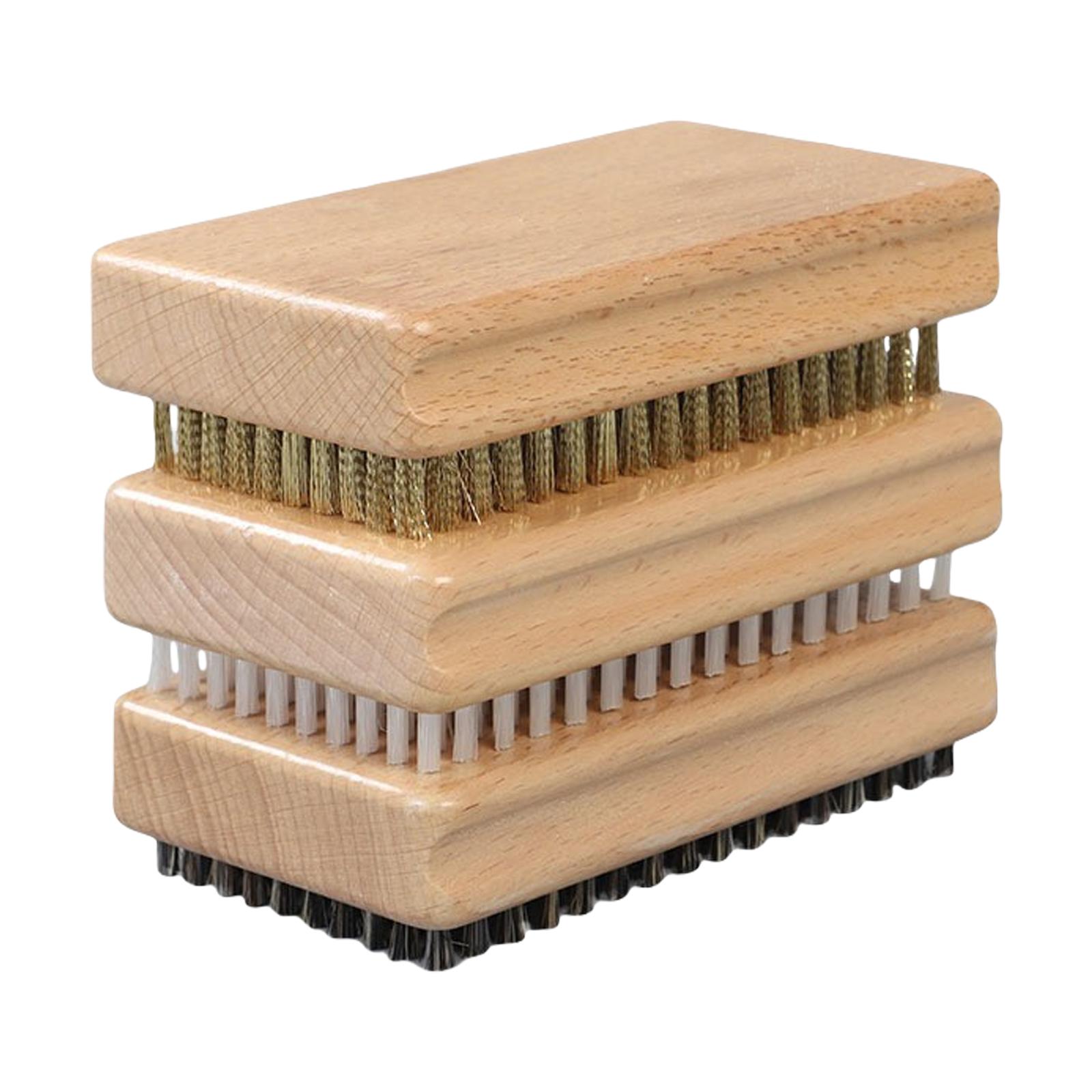 

3 шт. Щетка для сноуборда с воском Щетка для чистки лыж с нейлоновой щеткой Щетка из конского волоса Латунная щетка Многоразовая щетка для лыжного воска