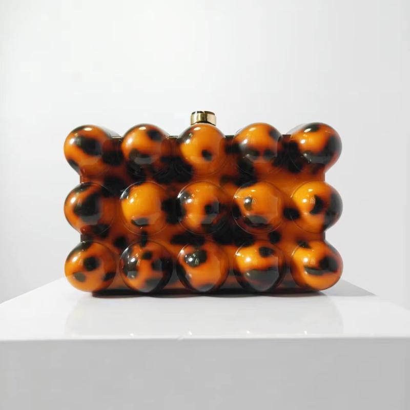 Wavy Pearl Clutch Purse Luxury For Women Evening Bag Wedding Party Acrylic Shoulder Crossbody Promotion Fashion Shell Hand Bags