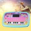 Early Educational Toy Learning Tablet Toddler Computer Toy with LED Screen Display 8 Learning Modes Gift for Age 3 6