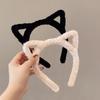 1 Plush Cat Ear Headband with Cute and Girlish Style, Perfect for Daily Use, Cute and Eye-catching