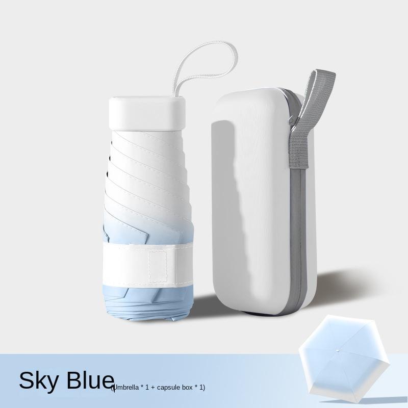 Parasol w kolorze gradientowym, składany, wzmocniony, zagęszczony, słoneczny, winylowy, dla uczennicy, ochrona przed słońcem