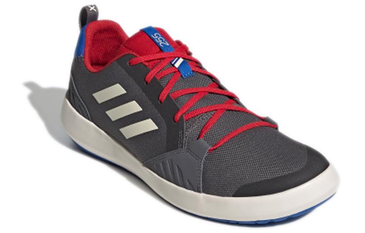adidas Terrex Boat Lace Dl Нескользящие Низкие Походные Ботинки Мужские Серые G26531