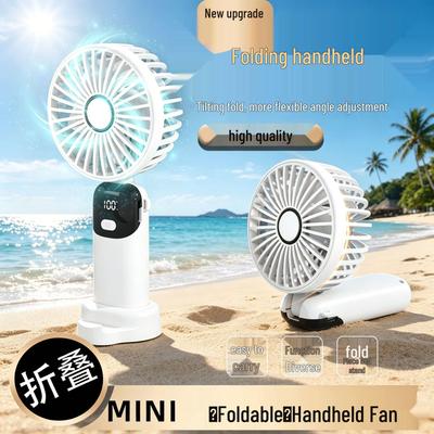 Wiederaufladbarer, langlebiger Mini-Ventilator für die Hand und zum Umhängen für Schreibtisch, Büro, Wohnheim oder den Außenbereich