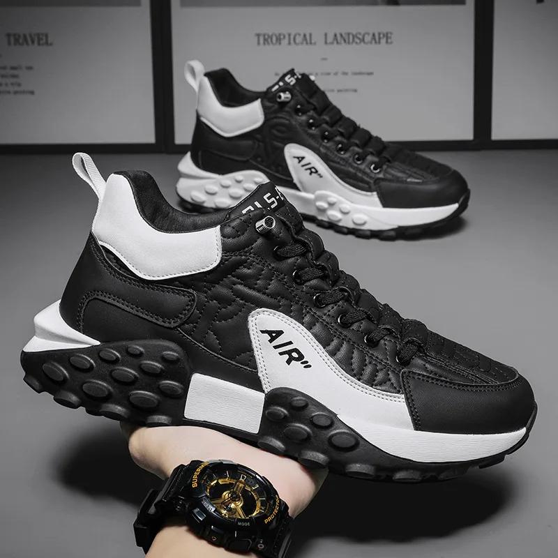 Marken Herren-Sneaker Designer Bequeme Laufschuhe für Herren Outdoor Rutschfeste Freizeitschuhe Mode Plateau Board Schuhe Männlich