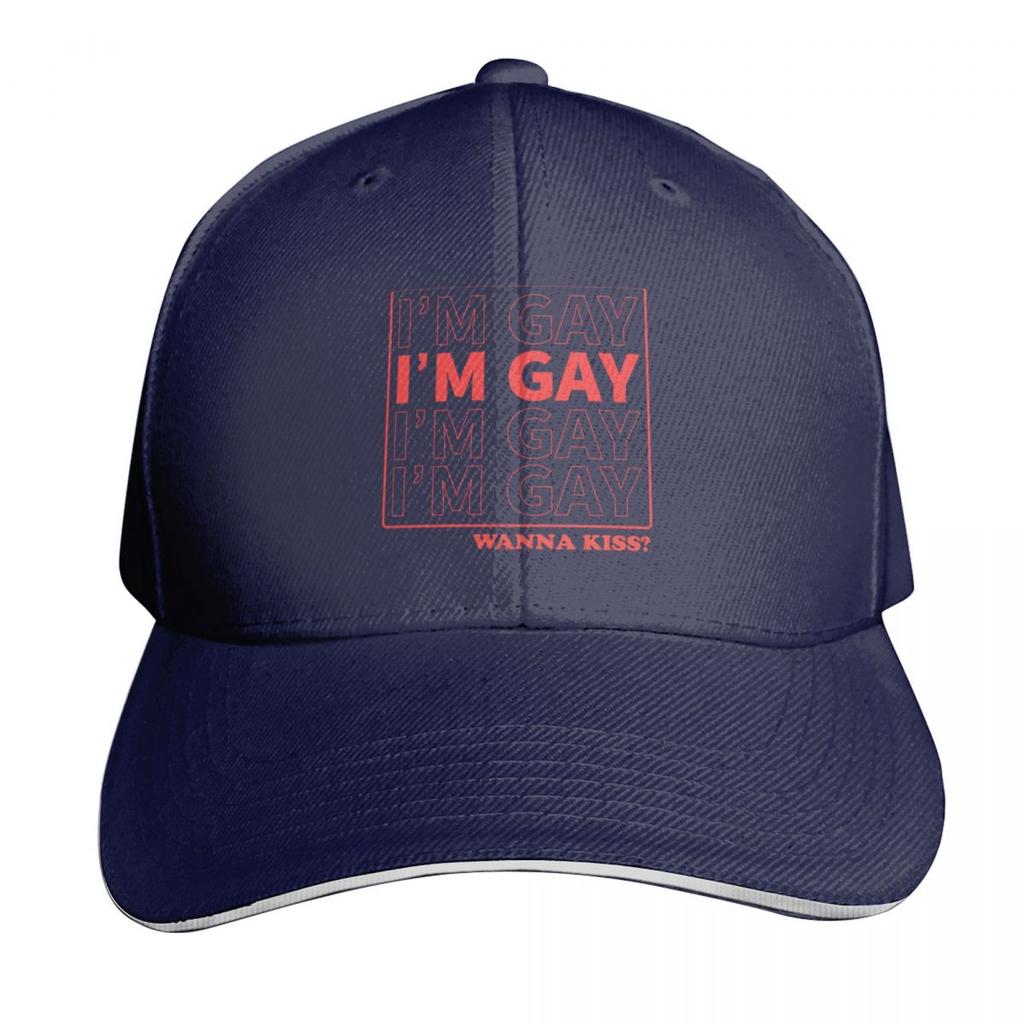 Im Gay Baseball Cap Winter hat Sun Hat For Children Vintage foam party Hat Womens Hats Unisexs