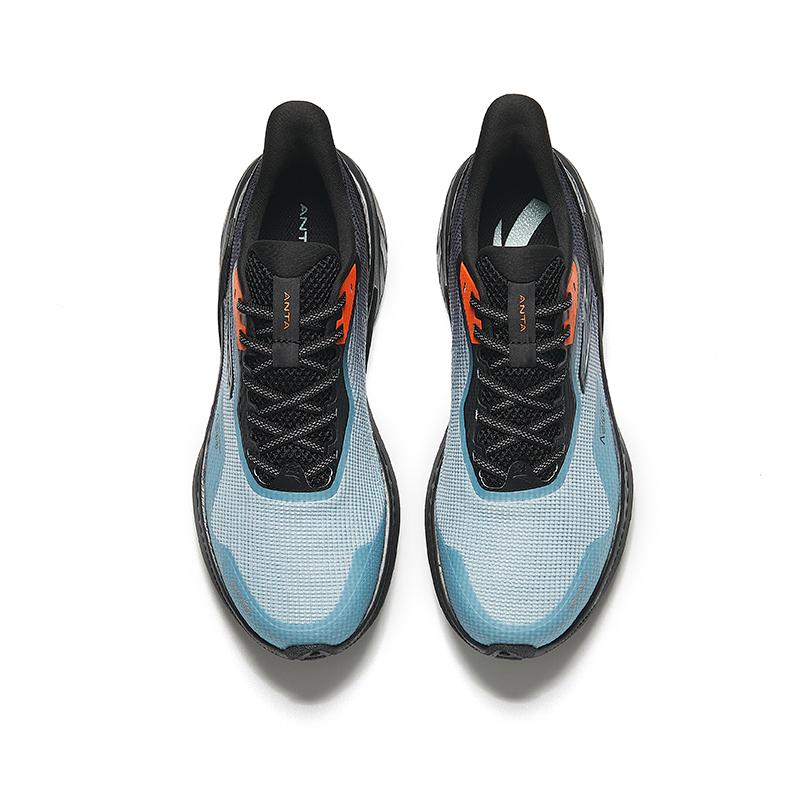 Anta Poison Dart 4 Wygodne Casual Amortyzujące Antypoślizgowe Buty do Biegania z Niską Cholewką Męskie Buty do Biegania Niebieskie 112435520S-11