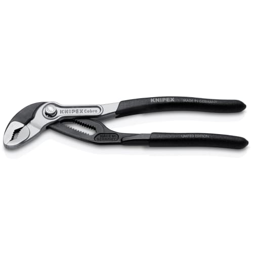 Knipex Tools 87 99 180 S01 2024 Holiday Bi-Color Cobra? Water Pump Pliers, 7-1/4