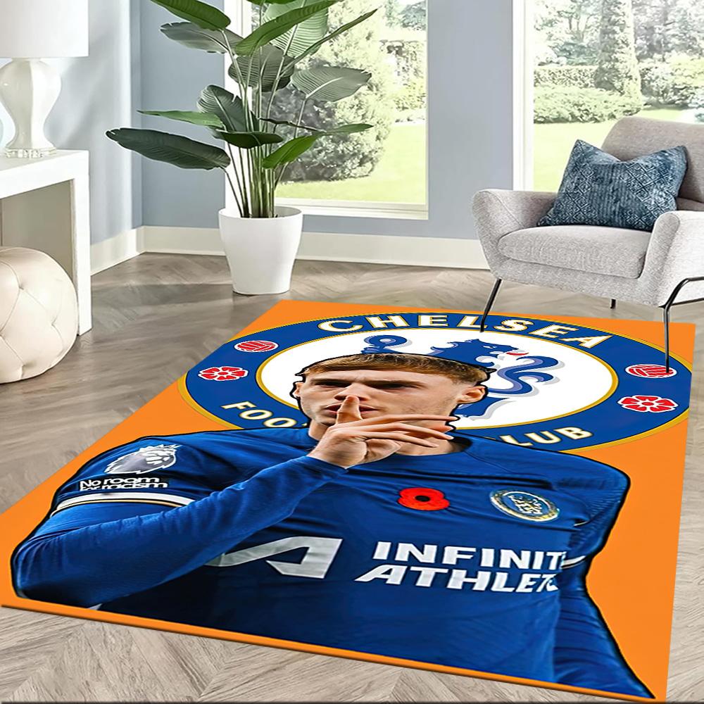 Chelsea Football Club Fans Square Rugs Are a Great Choice for Living Rooms, Bedrooms, Home Décor, and As Gifts.