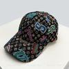 New Men Women Hardtop Retro Irregular Letters Baseball Hats Sunshade Personal Versatile Outdoor Peaked Caps Niche Fashion Casual