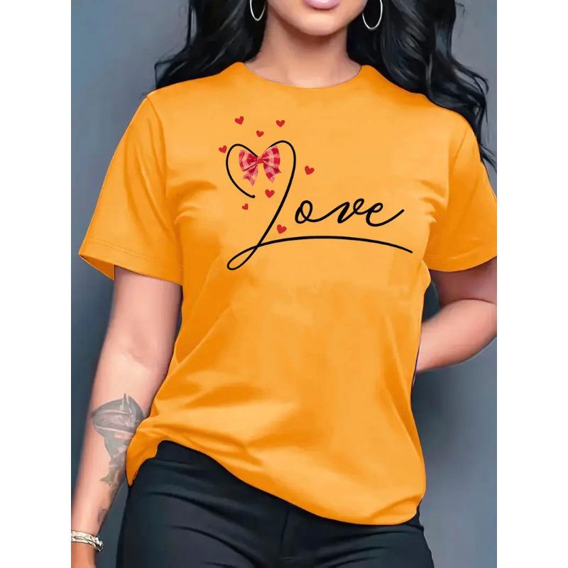 2026 New Summer Women's Printed Round Neck Fashionable Casual Versatile Short-Sleeve T-Shirt Top Y2k Top