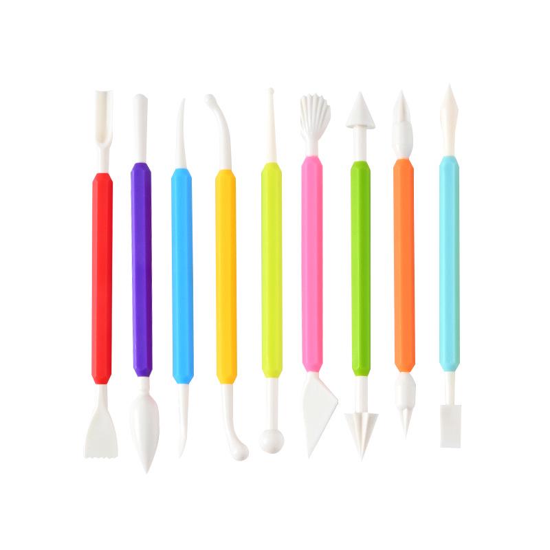 

9-Piece Pottery & Polymer Clay Tool Set - Carving & Shaping Knives, DIY Clay Pen