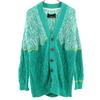 Boussole Made In Japan Long Sleeve V Neck Knit Cardigan 1 Green Low Gauge Women Used