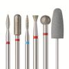 6 Pcs Diamond Milling Cutters For Manicure Carbide Nail Drill Bits Removing Dead Skin On The Edge Of The Nail Tool