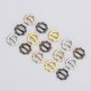 40pcs 5mm Tri-glide Belt Buckle Mini Ultra-small Doll Bags Buckles Metal DIY Small Strap Buckles Doll Buttons Shoes Accessories