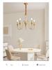 Luxury All-Copper French Chandelier: Retro Candle Pendant for Living Room, Dining Room, or Master Bedroom
