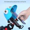 Compact Waterproof Phone Holder for Motorcycle, Scooter & Bicycle with Sunshade, Ideal for Food Delivery Riders