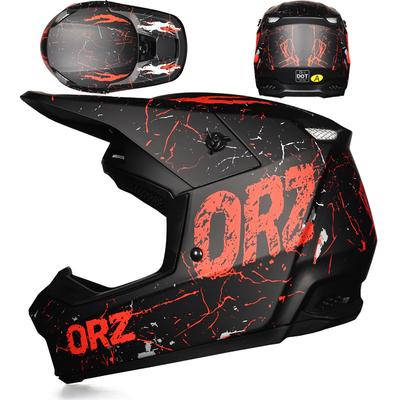 Greenway X6 Off-Road Helmet Goggles Downhill Woodway Mountain Bike Full Helmet Removable Safety Helmet Teen Self