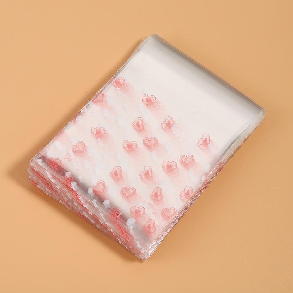 

50/100pcs Love Series Candy Gift Bags Sandwich Bread Packaging Bags Package Supplies 100PCS-Style C