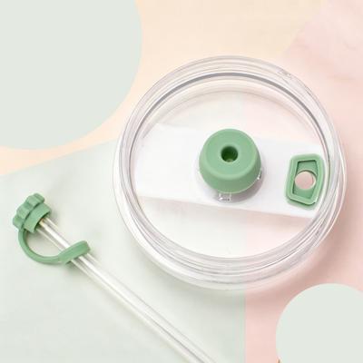 Yousheng 3 Stück Strohhalmdeckel Silikon Staubdichte Abdeckung Auslaufsicherer Verschluss Spritzfeste Stopfen für Outdoor-Becher und Wasser