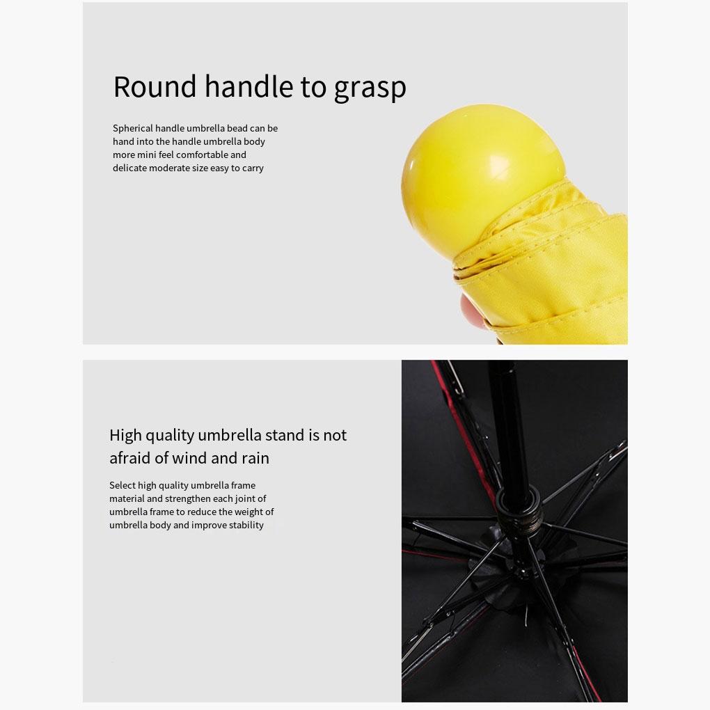 Portable And Reliable Foldable Pocket Umbrella For Outdoor Protection All-weather Umbrella