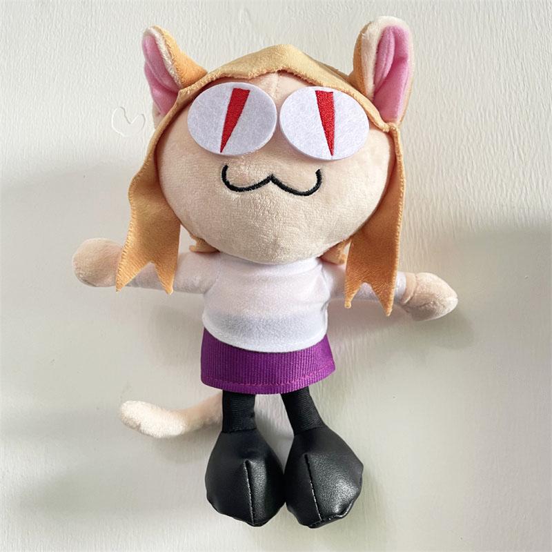 

FNF Neco Arc Plush Toy Stuffed Doll Soft Animal Boots Cat Cartoon Kitten Plushies Fans Birthday Christmas Gift Sofa Decoration