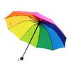 Yousheng Extra Large Rainbow Folding Umbrella Sun Blocking UV Protection Umbrella Waterproof Windproof 10 Ribs Kids Adults Sun Rain Umbrella