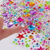 880 Bucăți Autocolante cu Mărgele Strălucitoare Strass-uri Pentru Artizanat Bijuterii Autoadezive Acrilice DIY Artizanat Autocolante Decorative cu Diamante Pentru Fete Copii