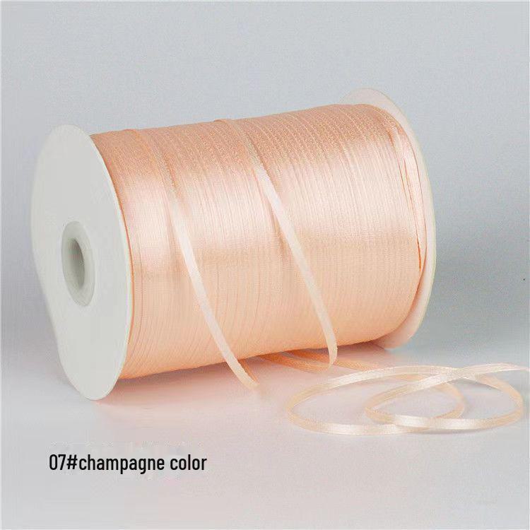0.3cm Satin Ribbon for Bookmarks, Hair & Balloon Accessories, and Gift Packaging Bow.