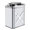Portable 304 Stainless Steel Fuel Can - 30L/25L, Thickened for Oil, Gasoline, Diesel, Car Spare Tank
