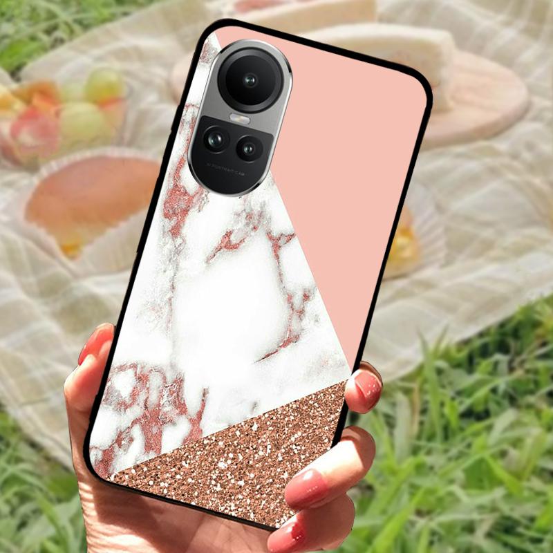 Para OPPO Reno 10 5G Reno 10 Pro 5G Capa de Celular Cool Fashion Capa de Celular Macia de Silicone Carcaças Para-choque Para Reno10 Reno10 Pro 5G Funda