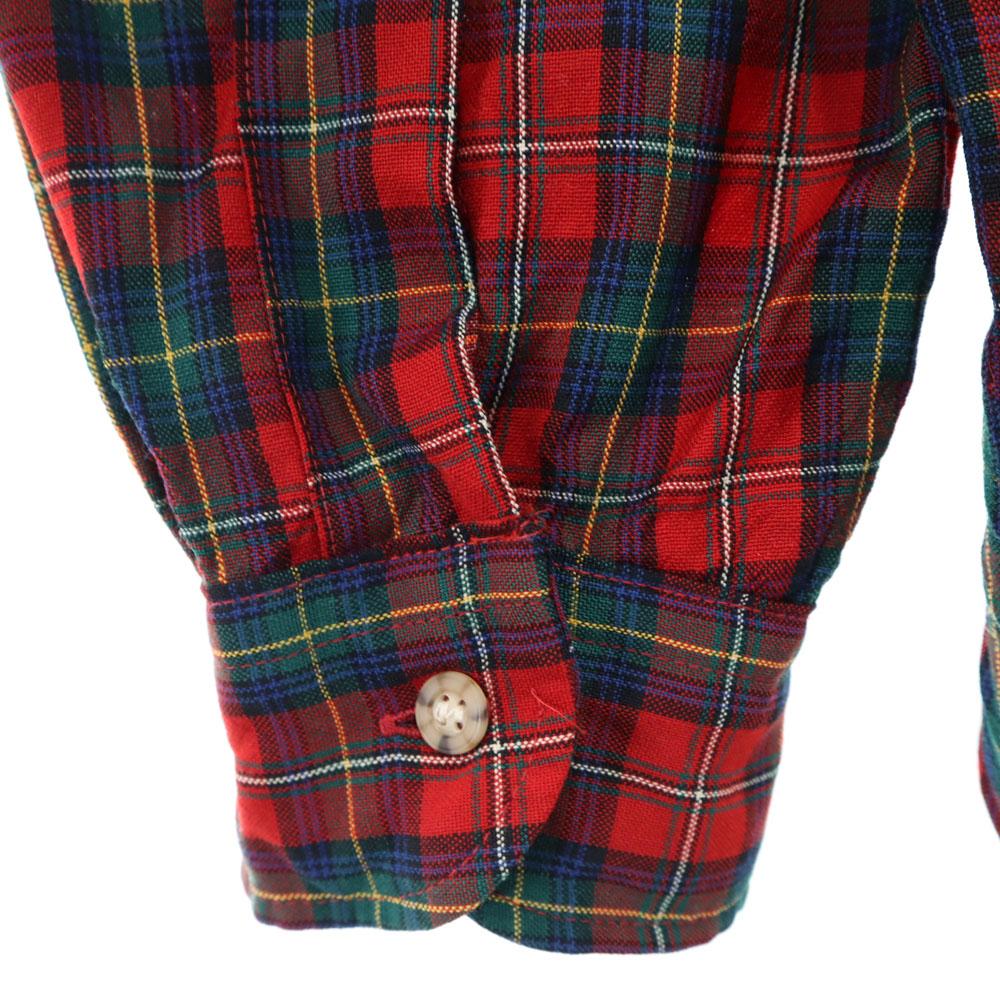 PENDLETON 70s Check Pattern Long sleeve Button down shirt L Old vintage Men's Used