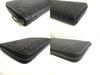 Authentic BOTTEGA VENETA Intrecciato Black Leather Round Zip Wallet Purse #a369   Refurbished